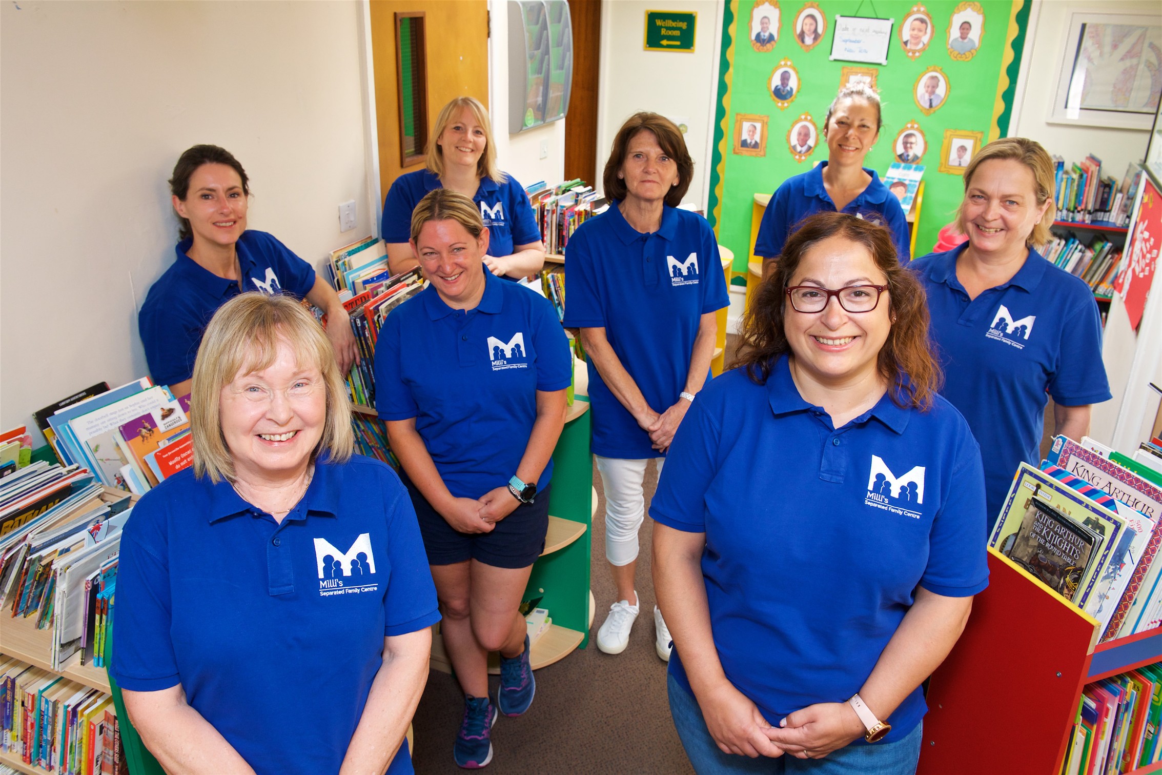 Milli’s Separated Family Centre volunteers
