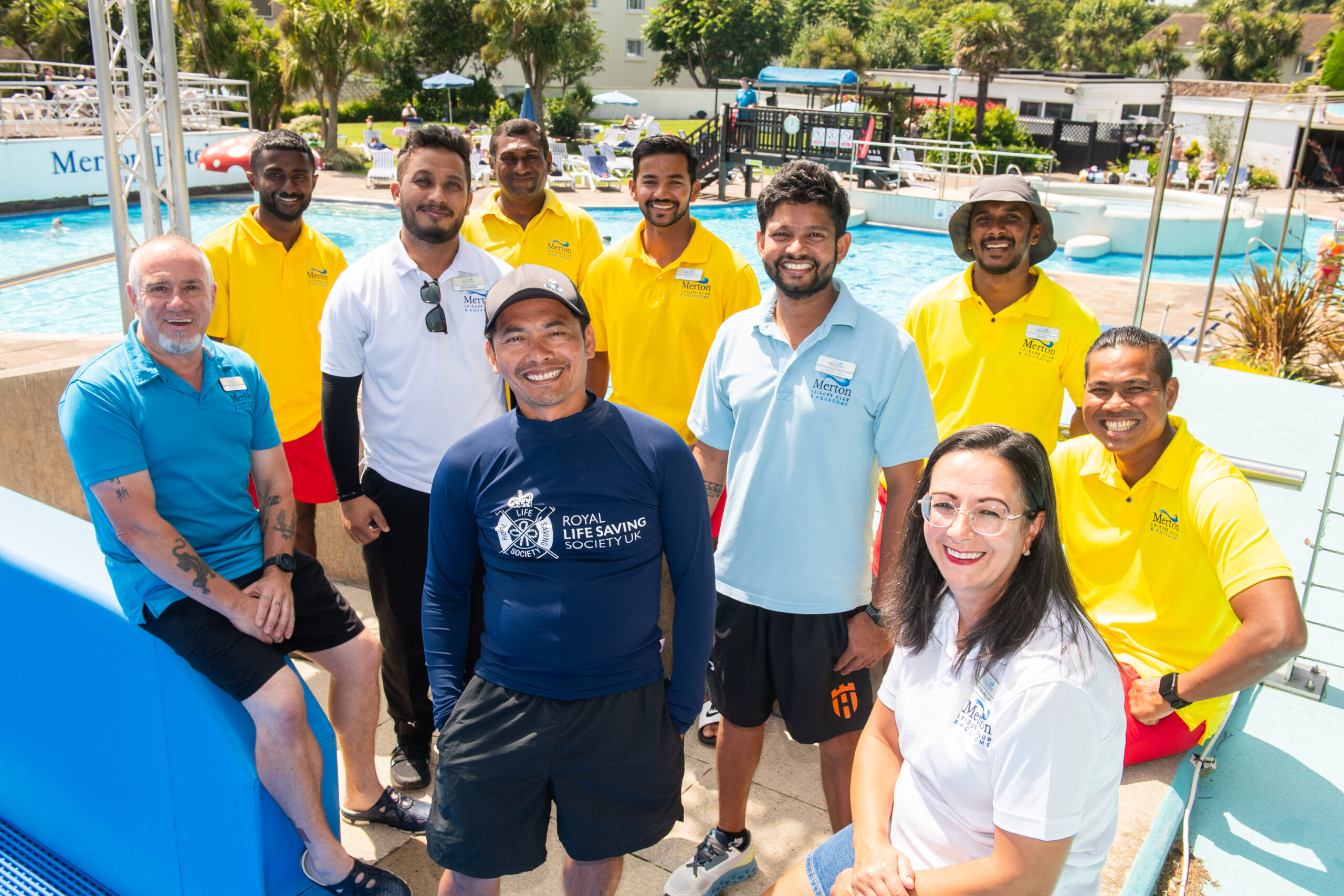 The Merton Aquadome leisure crew team​